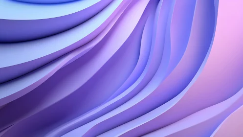 Layered curved surfaces in gradient violet and pink tones.