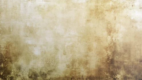 Textured beige grunge wall background with worn stains.