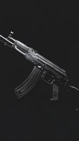 Tactical Rifle Emerges: Monochromatic Industrial Symphony