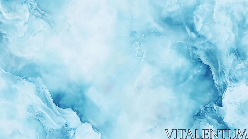 Light Blue Marble Texture Abstract Background with Soft Blending.