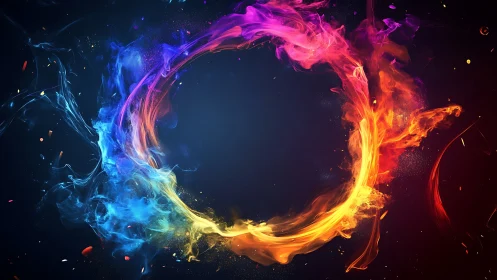 Cosmic Dance of Light and Energy.