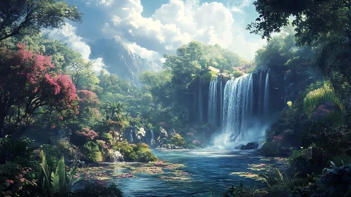 Waterfall whispers turn a hidden jungle valley into music