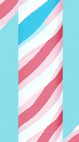 Playful Diagonal Stripes Create a Cheerful Modern Design