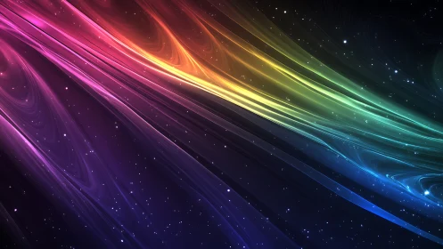 Spectral plasma ribbons traversing a deep stellar gradient.