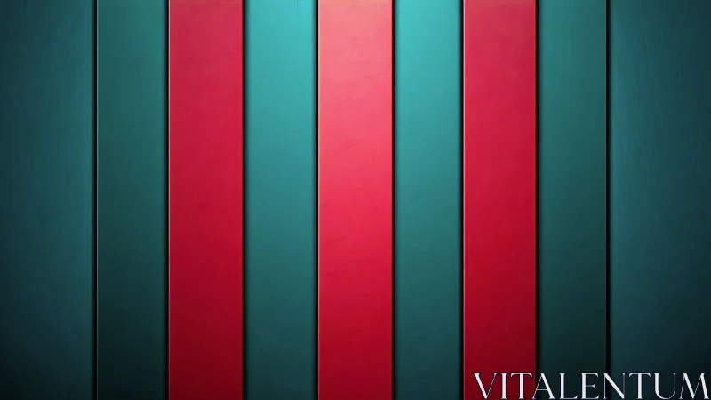 Bold teal and red stripes creating a cozy modern rhythm.