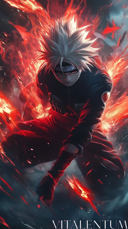 High-energy shinobi ignition within turbulent plasma vortex.