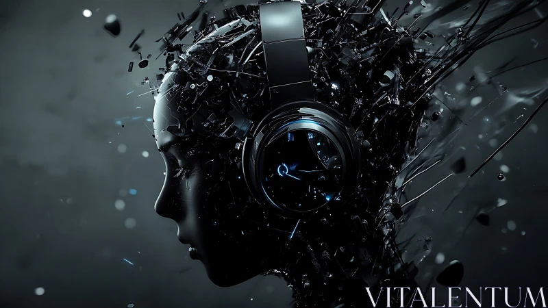 Electric daydreams inside a shattered cybernetic mindscape.