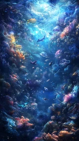 Shimmering coral canyon welcomes curious ocean wanderers