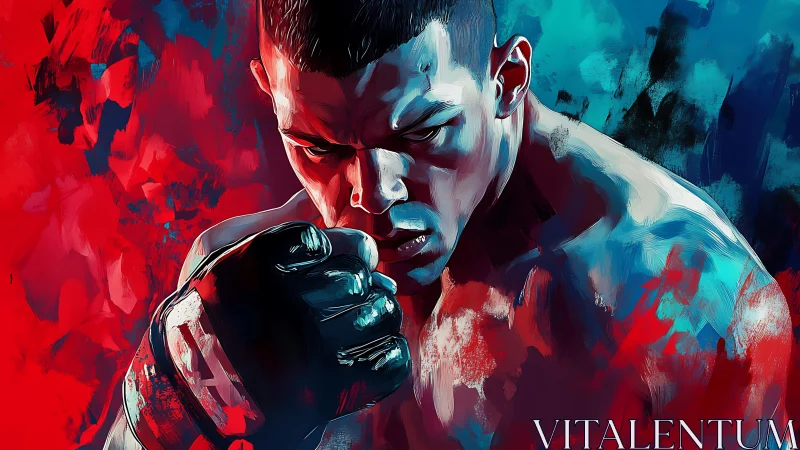 Strength Meets Emotion: A Striking Portrait of Inner Power.