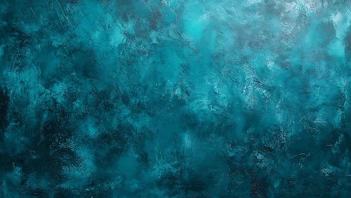 Soft teal textures glow gently in a calm abstract sea