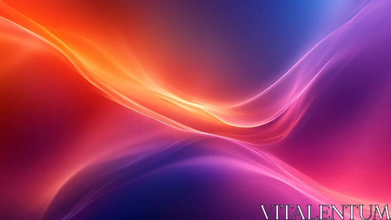 Glowing color waves drift gently through a radiant twilight sky