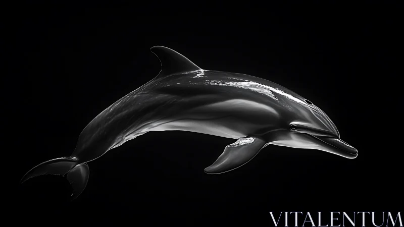 Digital render shows streamlined dolphin form in side profile