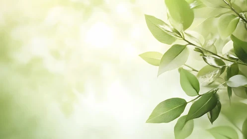 Morning leaf whispers in sunlit pale green daydream haze.