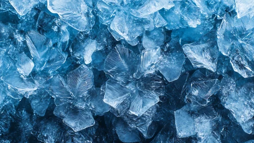 Macro study of hexagonal ice crystals with radial fracture lines