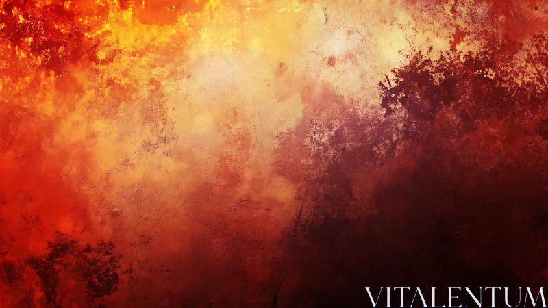 Abstract Chromatic Gradient: Fiery Spectrum Transitions Through Luminous Field