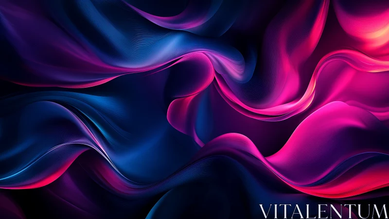 Neon-tide ribbons pour through midnight like liquid velvet