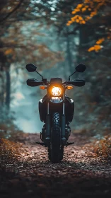 Headlamp blaze turns forest path into secret racetrack