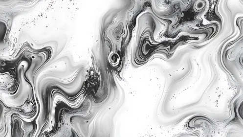 Gentle monochrome marble swirls invite a quiet, dreamy pause.