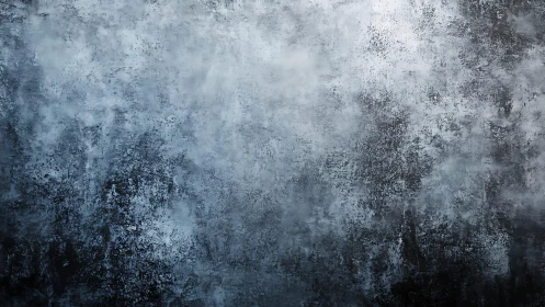 Grunge Concrete Wall Texture in Cool Blue and Gray Tones.