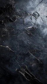 Nocturne marble fractures with quiet cosmic shimmer.