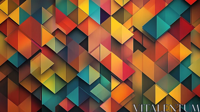 Geometric prismatic planes in layered chromatic abstraction.