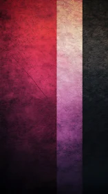 Vertical textured gradient bands in red, violet and black.