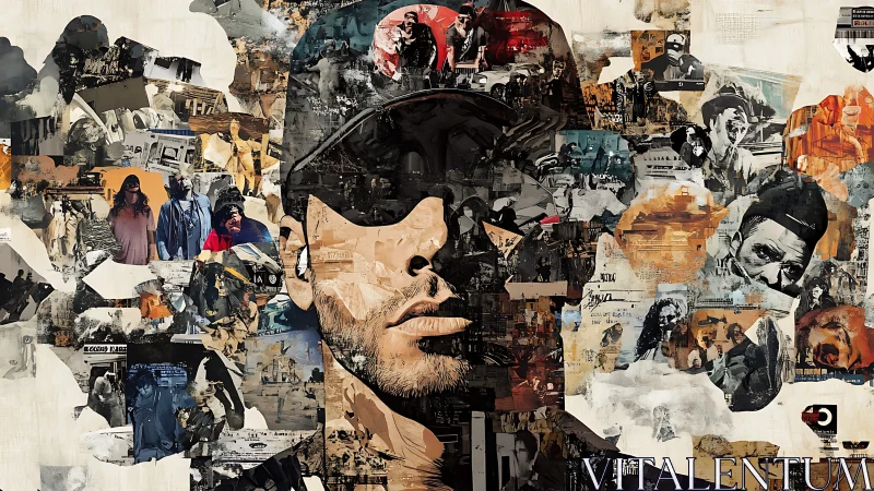 Collaged urban portrait constructed from fragmented memories.