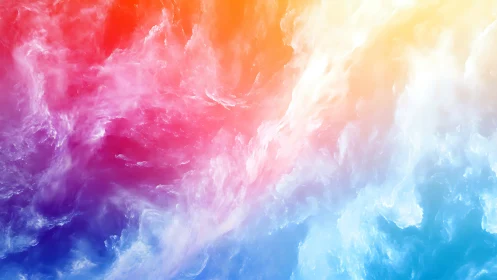 Multicolor nebula cloud gradient with dynamic swirling diffusion
