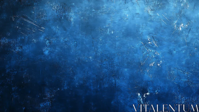 Deep blue textured backdrop invites calm and quiet focus