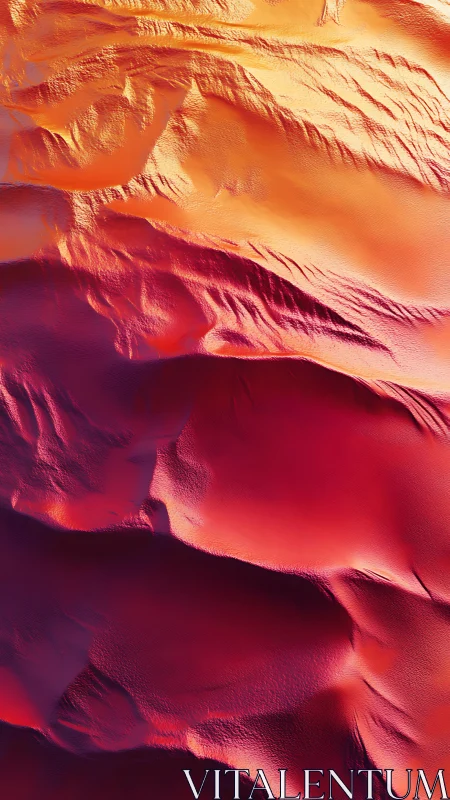 Abstract heat map of flowing red and orange forms.