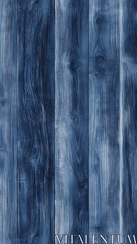 Deep blue wooden planks form rustic textured background.
