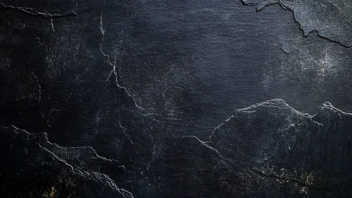 Dark textured stone surface with subtle cracks and marks.