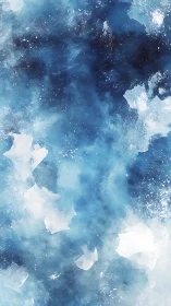 Starlit Glacier Drift in Deep Indigo Skywater Veil.