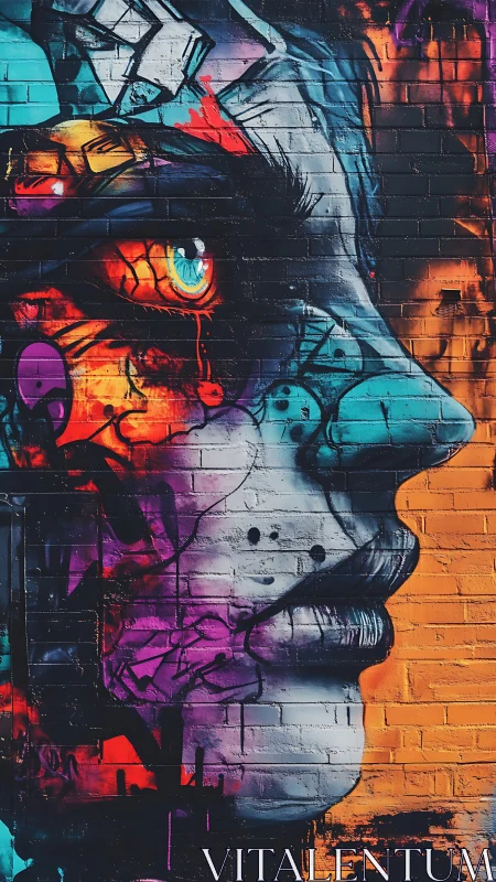 Vivid street portrait glowing with neon-dream emotion.