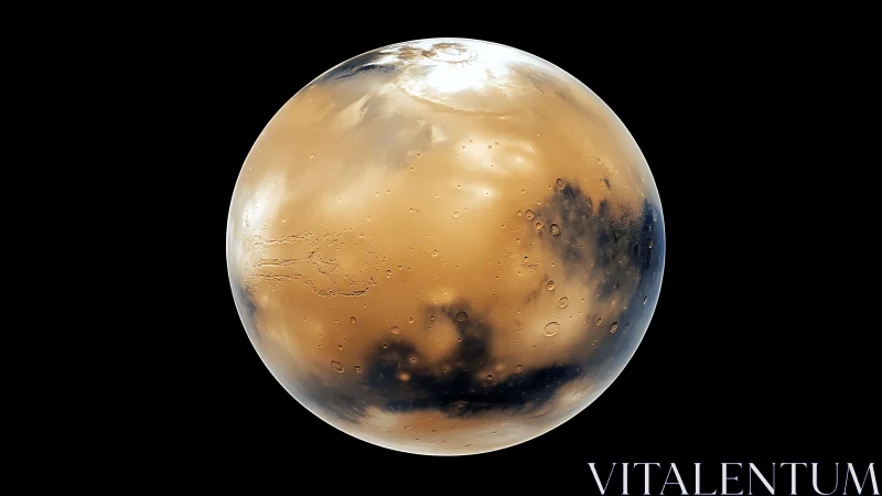 Spherical Mars visualization with atmospheric dust dynamics.