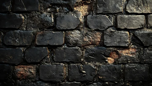 Charred stone wall texture with deep cracked surfaces.