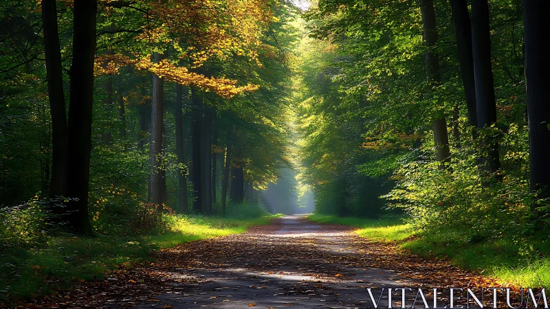 Cathedral Canopy: Where Emerald Giants Frame Golden Whispers.