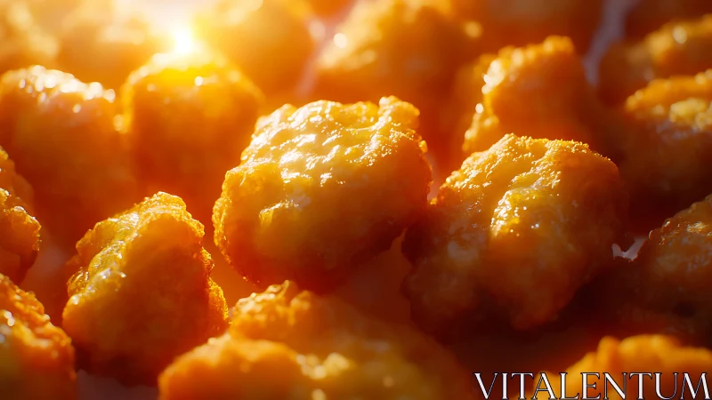 Golden Sea Buckthorn Berries with Translucent Oil Coating and Crystalline Surface Texture