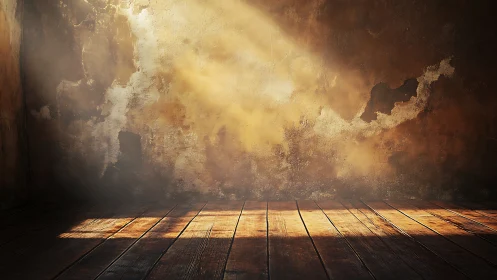 Dustlit corner room where golden memory quietly lingers.