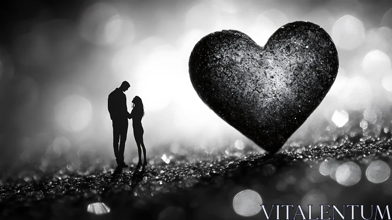 Silhouettes Dance Before Glittering Heart of Eternity.