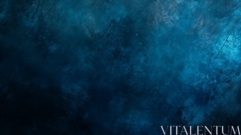 Deep textured blue abstract grunge background surface.