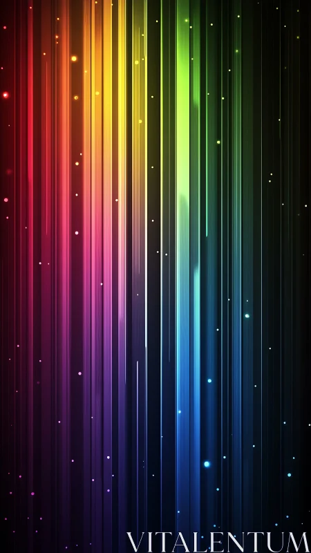 Prismatic data rainfall cascading through neon midnight silence.