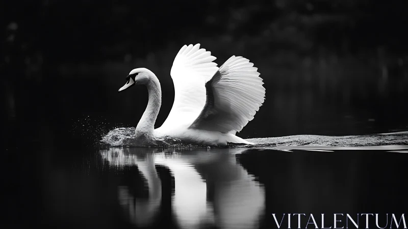 A Swan's Dance of Grace and Light.