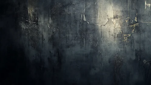 Cracked midnight wall where quiet industrial ghosts linger.