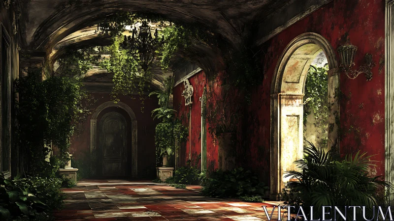 Where Crimson Whispers Meet Verdant Shadows in Time