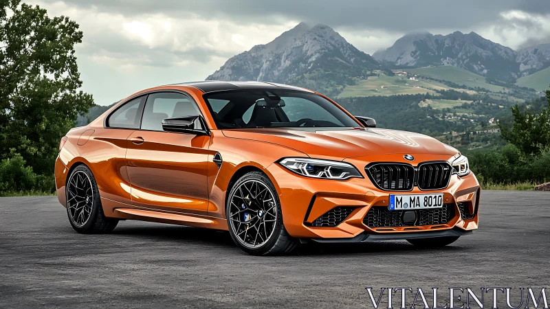 Sunburst coupe crouches low, ready to pounce on mountain roads