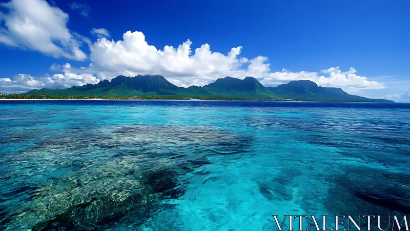 Emerald Waters Meet Verdant Ridges.