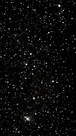 High-contrast deep star field with dense stellar point sources