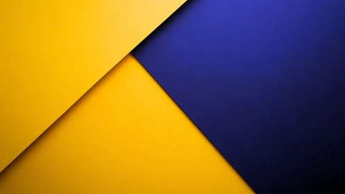 Diagonal color-field planes form high-contrast geometric layout