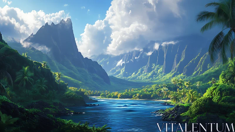 Emerald Valley Awakening: Where Jungle Meets Heaven.